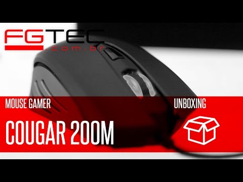 Unboxing Mouse Cougar 200M [PT-BR]