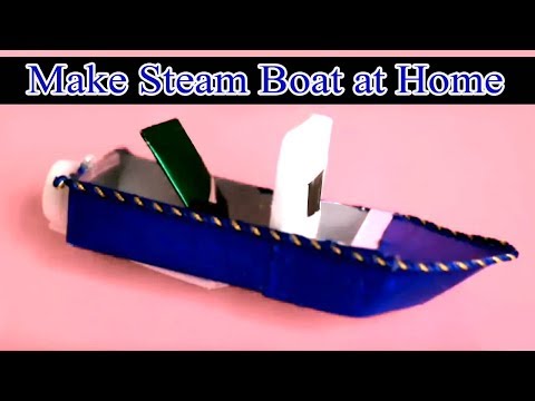 How to Make a Simple Pop Pop Boat | How to make boat