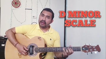 Guitar Lesson D Natural Minor Scale Step by Step for beginners