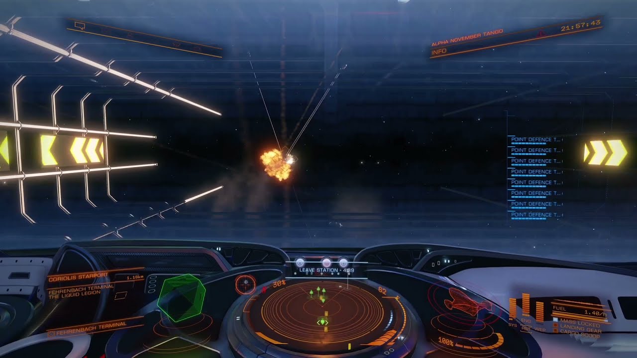 Elite Dangerous: Blown up leaving the station