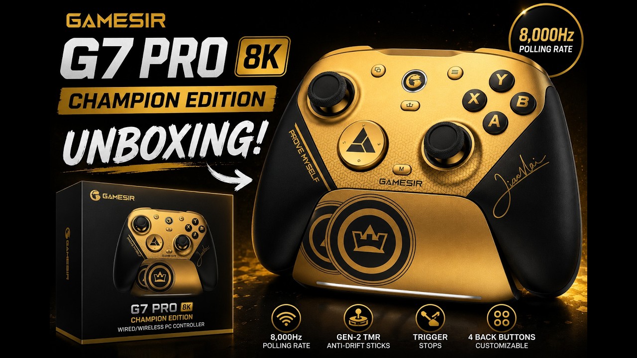 GameSir G7 Pro 8K Champion Edition Unboxing | Fastest PC