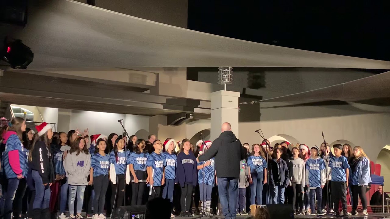 BMS Choir Silver Bells at the Brentwood Tree Lighting YouTube