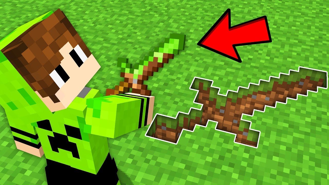 ¿PUEDO hacer una ESPADA con CUALQUIER BLOQUE en Minecraft?