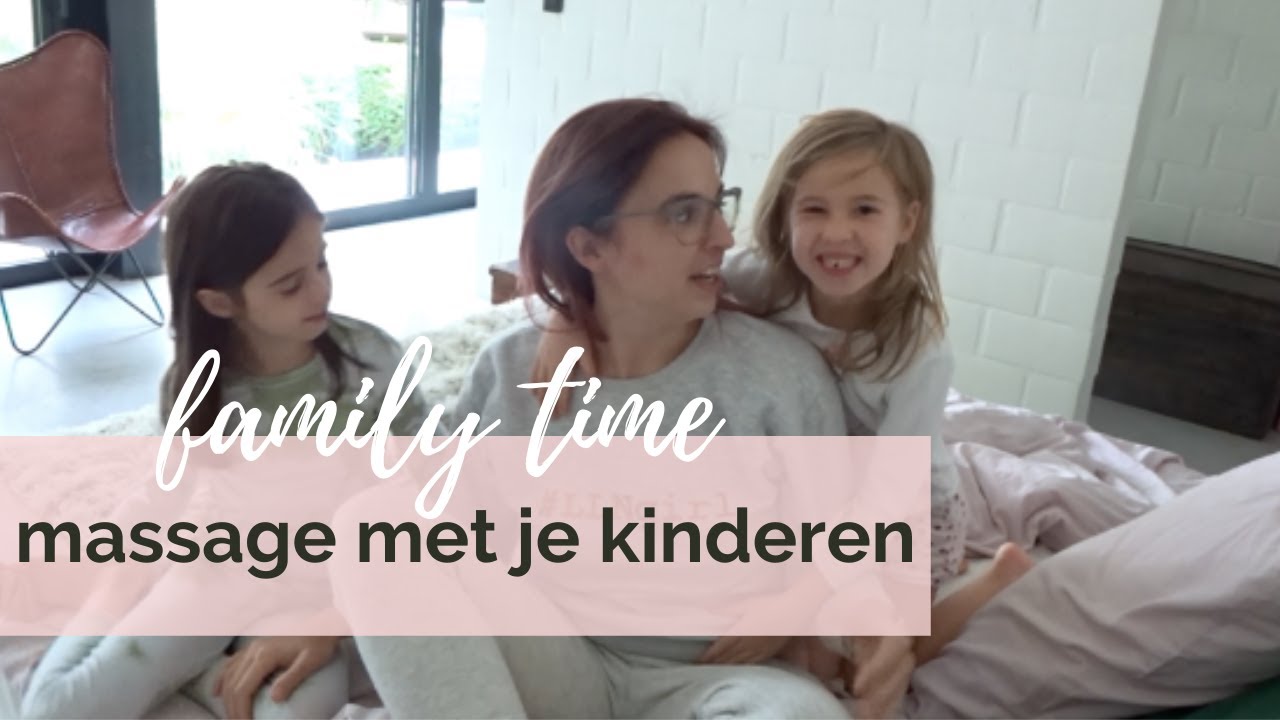 Rugmassage I kindermassage of laten masseren