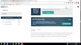 Learn Html&CSS | Codecademy | introduction