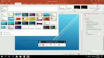 PowerPoint Achtergrond instellen