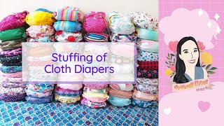 Stuffing Of Cloth Diapers 08.19.21