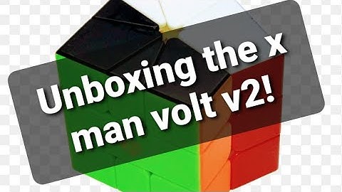 Unboxing the x man volt v2!