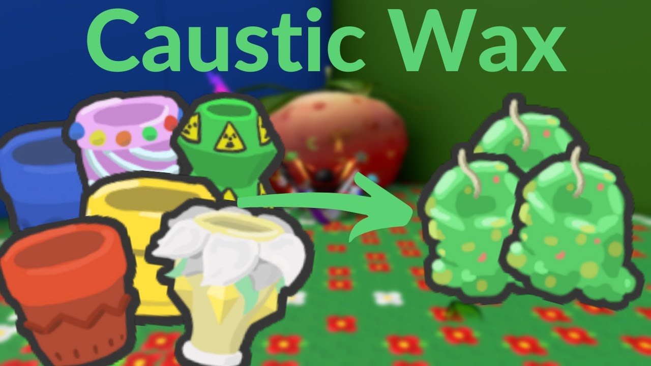 how-to-get-caustic-wax-from-planters-bee-swarm-simulator-youtube