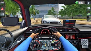 Taxi Cab Driving Simulator 3D: BMW X7 Super luxury Taxi sim traffic driving - car taxi simulator gam screenshot 4