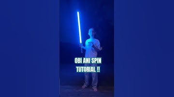 In depth obi ani spin tutorial! #starwars #obiani #fyp #lightsaber #lightsaberspin #trendingshorts
