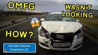 UK Dash Cameras - Compilation 22 - 2020 Bad Drivers, Crashes + Close Calls