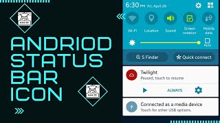 Android status bar icons || Gossipfunda screenshot 4