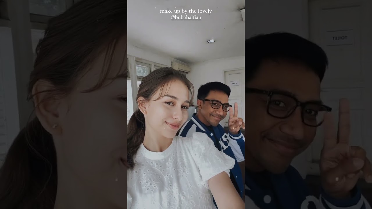 Anna with Indonesian Famous Make Up Artist Bubah Alfian 💙💙 