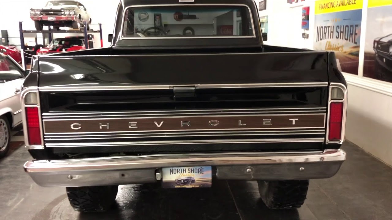 Used 1971 Chevrolet Pickup -K10-SHORTBED ARIZONA 4X4 JET BLACK 350