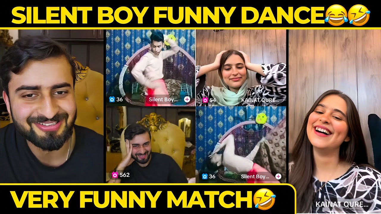 Silent Boy Funny dance😂|| Funny Punishments Match🤣|| Haider Shah and Kainat Qureshi live Match