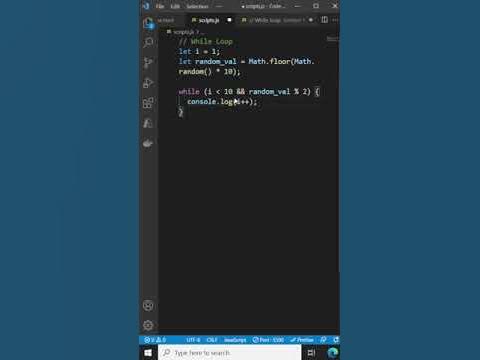 While Loop - JavaScript Tutorial for Beginners - YouTube