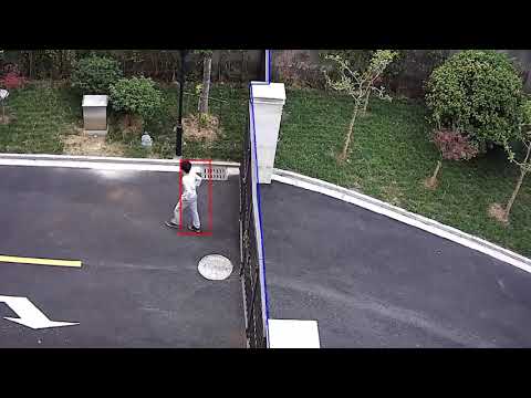 Smart Function in Uniview IP Camera   Cross Line Detection