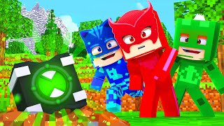 THE PJ MASKS FOUND BEN 10'S OMNITRIX IN MINECRAFT
