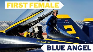 First Female Blue Angel Jet Pilot.   LCDR. Amanda Lee