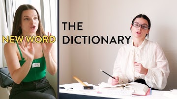 If the dictionary had to interview new words