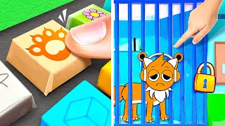 I Pressed Cat Sprunki On Paper Sprunki Cat Escapes Gamebook Jail