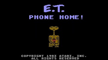 Atari 800 Longplay [001] E.T. Phone Home