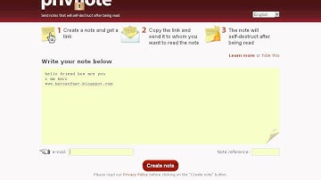 how you can Send notes that will self-destruct after being read