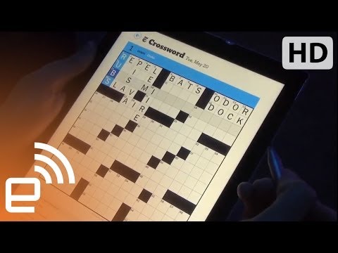 New York Times Crossword app on Surface Pro 3 | Engadget