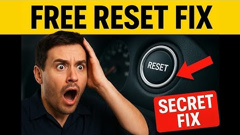 Mechanics HATE This Reset Trick – It Fixes 95% of Car Problems for FREE
