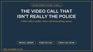 Information The Fake Police Video Call Draining Bank Accounts (Digital Arrest Scam) Update