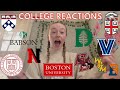 College decision reaction 2022  15 schools ivies top 20s bc  more