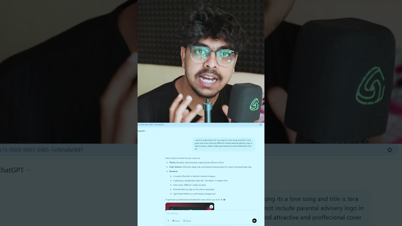 how to make your songs poster / cover art using AI