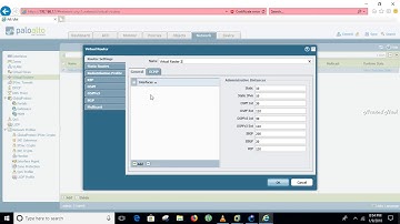 how to configure virtual routers  in  palo alto firewall