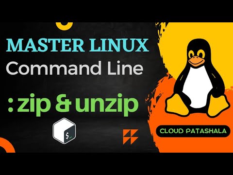 Capa de Master Linux Command: "zip & unzip" | Become a Linux Pro: Part-31