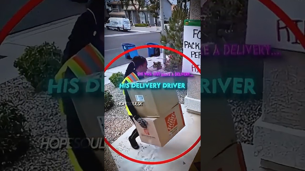 This Delivery Driver Made His Day.🥺 #sad #kindness #funny
