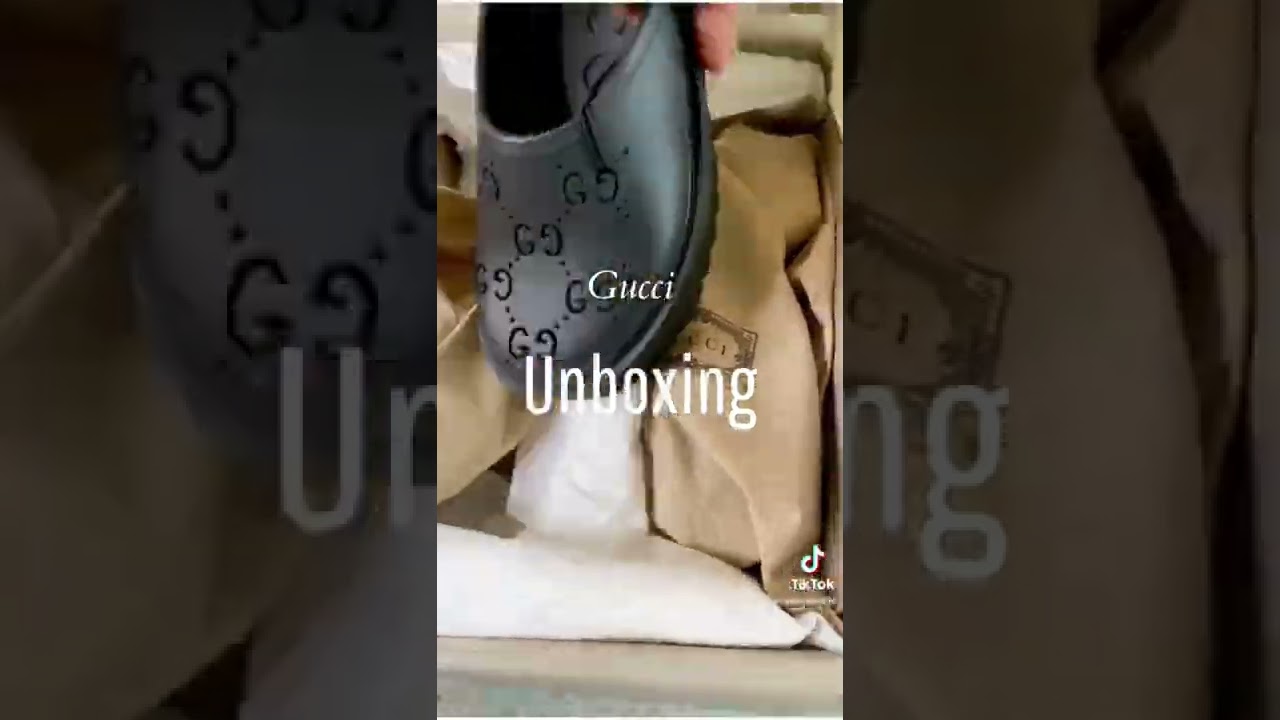 Unboxing Authentic Gucci Slides 