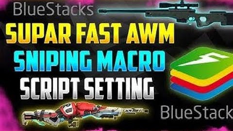 How to set  DOUBLE AWM MACRO SCRIPT in Free fire on PC or LAPTOPS   FREE FIRE AWM MICRO SETTING
