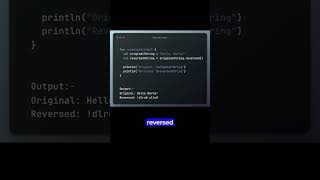 Reverse String in Kotlin #android #kotlin #viral #trending #shorts