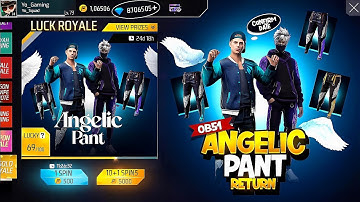Angelic Pant Return (Confirm Date)🤯💥, Black Juzz Pant Event | Next Emote Royale FF | Ff New Event
