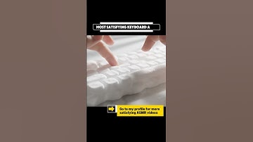 Melting Cloud Slime Keyboard | Unreal Pressing ASMR ❄️✨