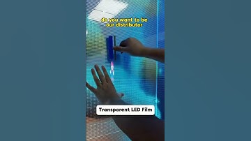 Transparent film LED display #leddisplay #Transparent #SmartDisplay #LEDscreen #factory