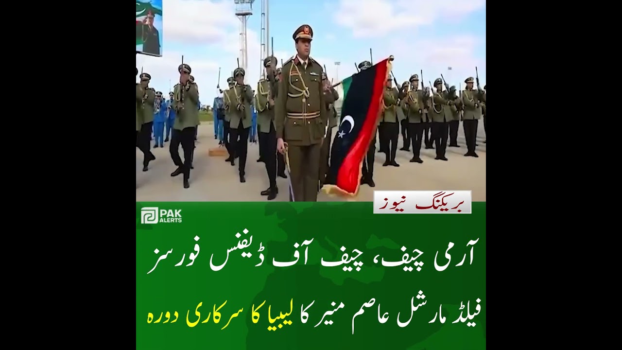 Army Chief aur Chief of Defence Staff Field Marshal Asim Munir ka Libya ka sarkari daura