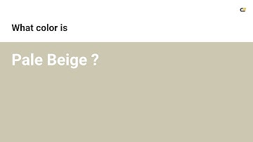 Pale Beige color #ccc7b1 hex color - Yellow color - Cool color ccc7b1