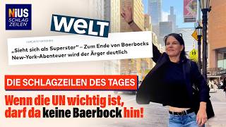 Baerbocks UN-Amtszeit endet mit Eklat – Kritik aus den USA und Russland | NIUS Schlagzeilen