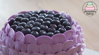 Blueberry cake could become a Magnificent flower.