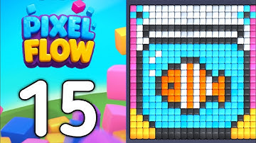 pixel flow level 15. walkthrough gameplay