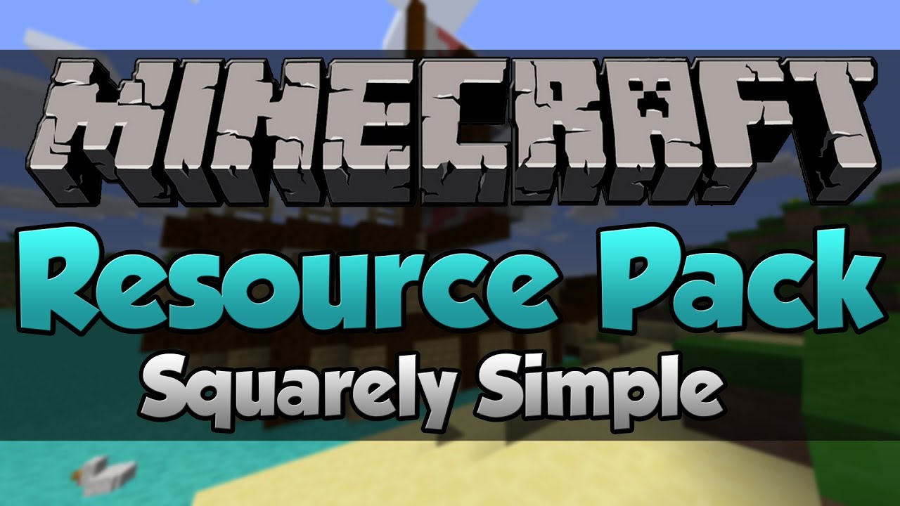 IT'S SO SIMPLE! [Minecraft Resource Pack Review - Squarley Simple] [1.7 ...