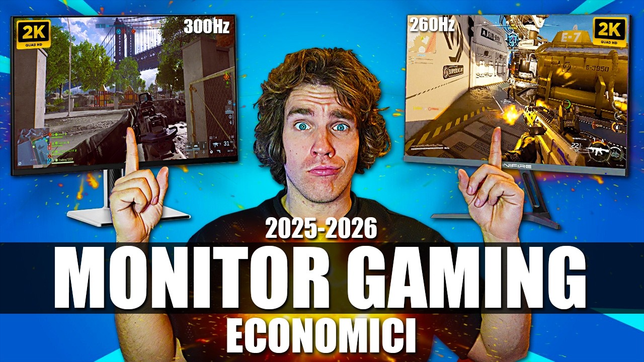 I MIGLIORI MONITOR da GAMING per BATTLEFIELD 6 e CALL OF DUTY🔥IDEALE per PC/PS5/XBOX (2K 320HZ) 2026