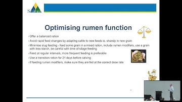 Ian Lean Optimising rumen function